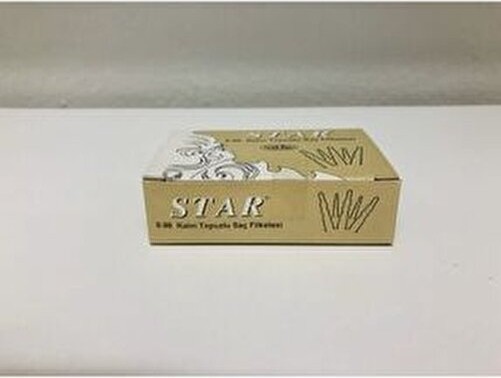 Star 0.90 Kalın Firkete 150 Adet Kadınlar İçin Standart Renkli Saç Aksesuarı görsel 2