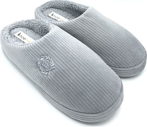 Shoemio Bogart Gri Erkek Ev Terliği