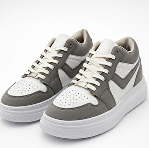 LEVELSTEP Icon Gri +10CM Boy Uzatan Ayakkabı
