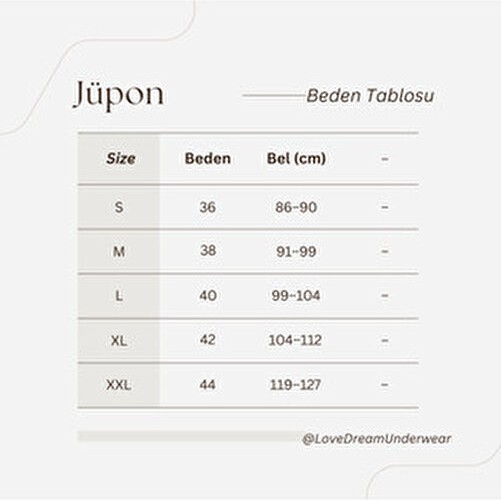 Love Dream Bambu Uzun Jüpon Kadın Etek Astarı Siyah XL Örme Kumaş Nefes Alan Yumuşak Dokulu görsel 4