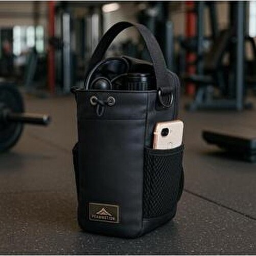 Store Peakmotion Manyetik/Mıknatıslı Sporcu Fitness Çantası Gym, Seyahat Taşınabilir Şişe Telefon Saklama Çapraz Askılı Çanta görsel 3
