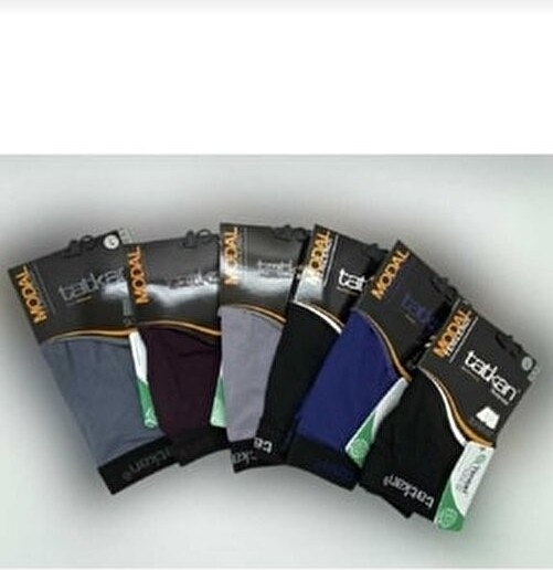 Tatkan Erkek Boxer 6 Lı Renkli