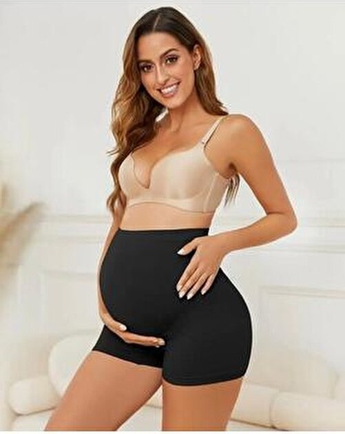 F&W Fit Women Hamile Şort Yüksek Bel Toparlayıcı Şort