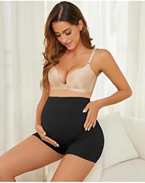 F&W Fit Women Hamile Şort Yüksek Bel Toparlayıcı Şort görsel 2
