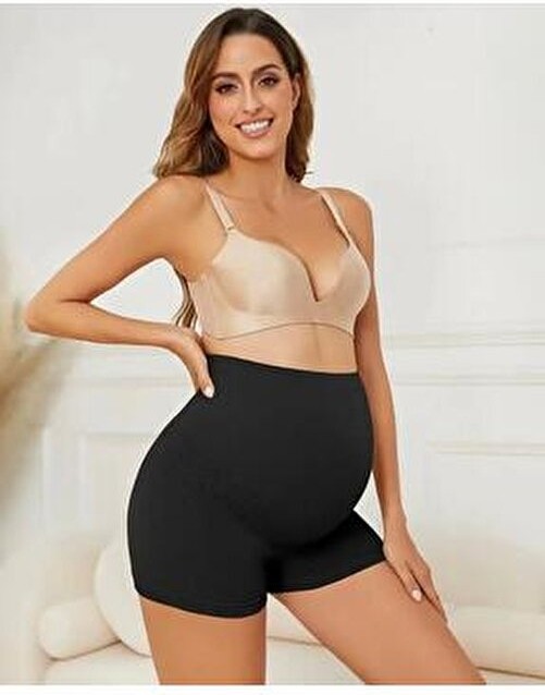 F&W Fit Women Hamile Şort Yüksek Bel Toparlayıcı Şort görsel 3