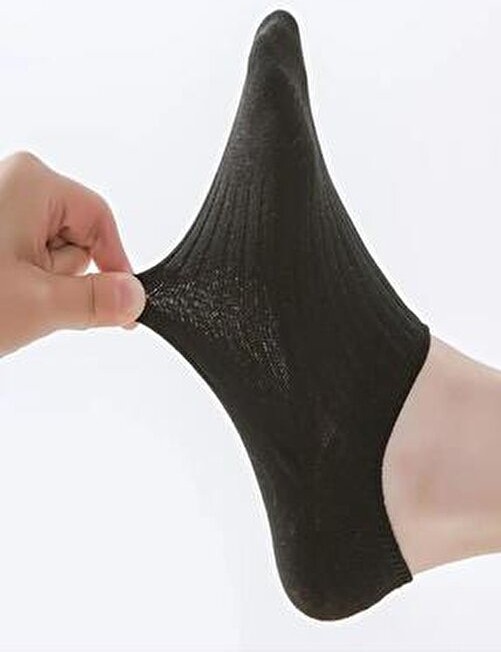 Ozzy Socks 6 Çift Kadın Şık Çizgili Rahat Sneaker Çorap görsel 3
