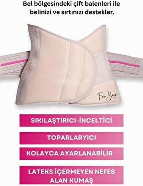For You Gold Inceltici, Toparlayıcı, Sıkılaştırıcı Destekleyici Doğum Sonrası Korse görsel 3