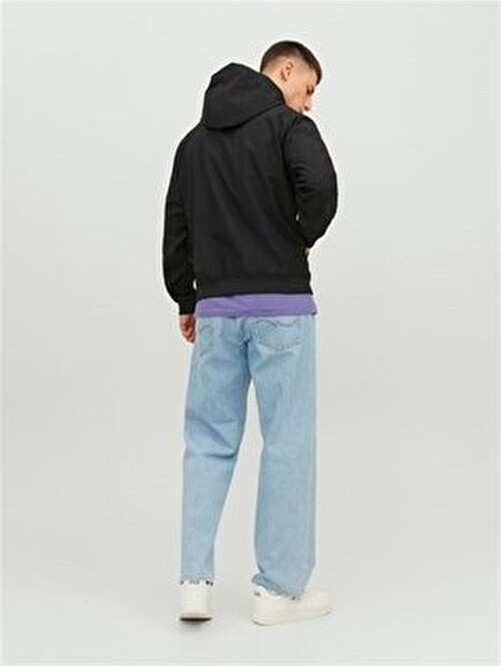 Jack & Jones Jjebasıc Softshell Hood Noos Black görsel 5