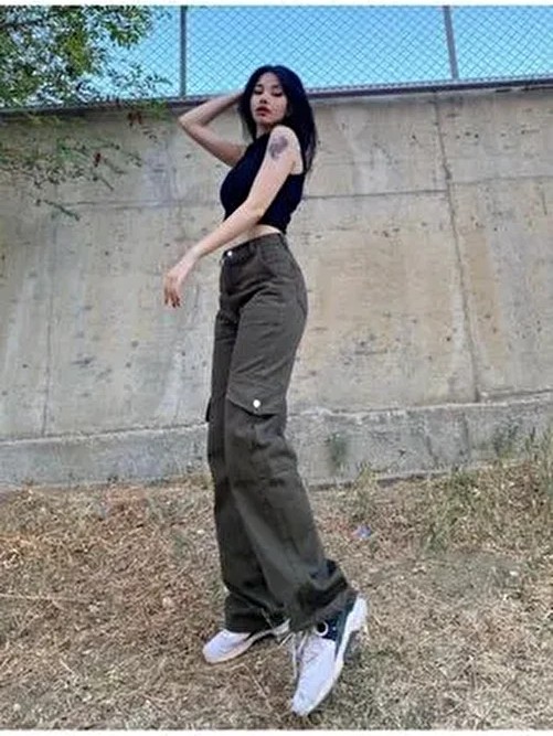 DENİKK Y2K Baggy Fit Mavi Pantolon Erkek Günlük Kullanım İçin Pamuklu Orta Kalınlık