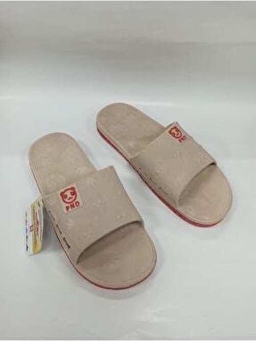 Gezer Unisex Kaydırmaz Siyah Panda Desen Plastik Terlik Eva Malzemeden Günlük Kullanım İçin görsel 6