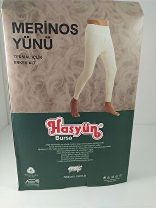 Hasyün Has Yün Termal Içlik Alt Yün Dokuma Kumaş Özellikleriyle Erkekler İçin Rahat Kullanım görsel 4