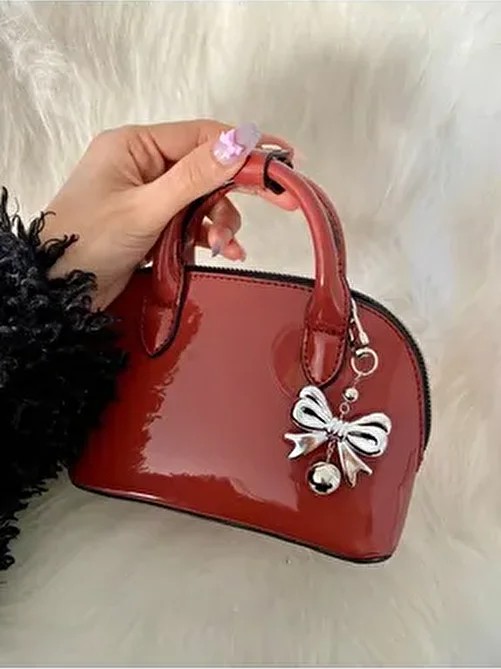 Pinky Lady Büyük Fiyonklu Çanta Charmı Kadınlar İçin Şık Aksesuar