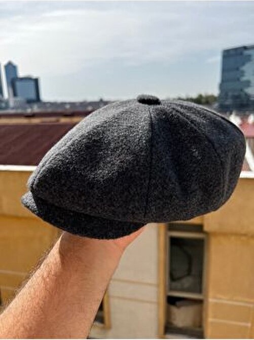 Tommy Shelby Peaky Blinderss Kasket Şapka Yünlü Erkekler İçin Şık ve Konforlu Tasarım görsel 2