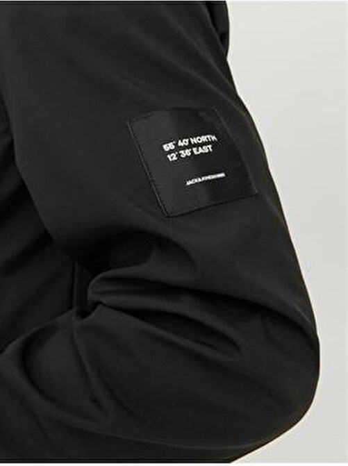 Jack & Jones Jjebasıc Softshell Hood Noos Black görsel 3