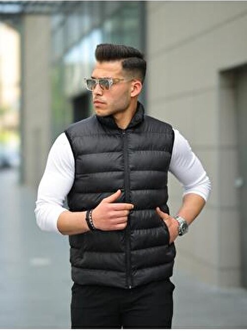 Trend Yaşar Focus Store Siyah Şişme Yelek görsel 2