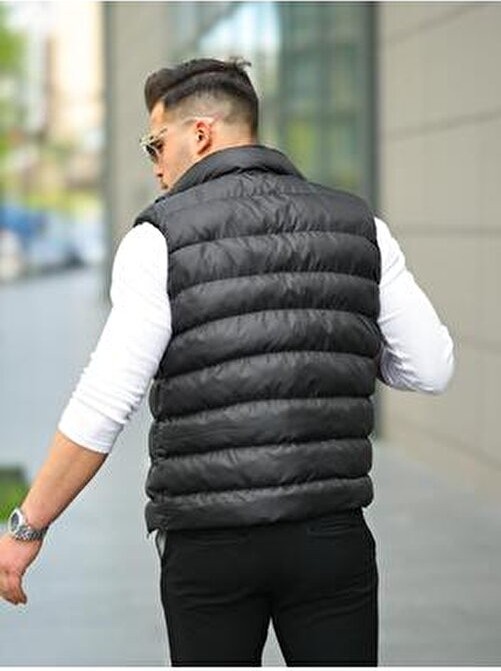 Trend Yaşar Focus Store Siyah Şişme Yelek görsel 4