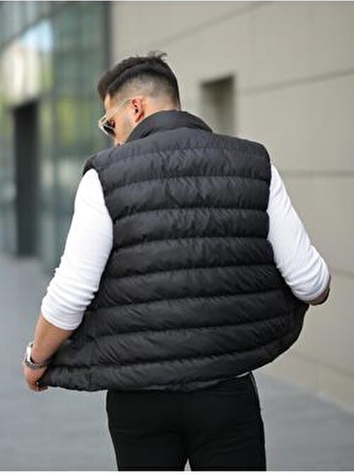 Trend Yaşar Focus Store Siyah Şişme Yelek görsel 5
