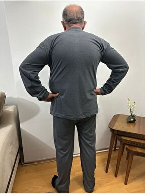 Şipka %100 Pamuklu Süprem Erkek Büyük Beden Pijama Takımı 835 görsel 5