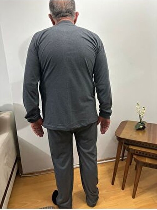Şipka %100 Pamuklu Süprem Erkek Büyük Beden Pijama Takımı 835 görsel 6