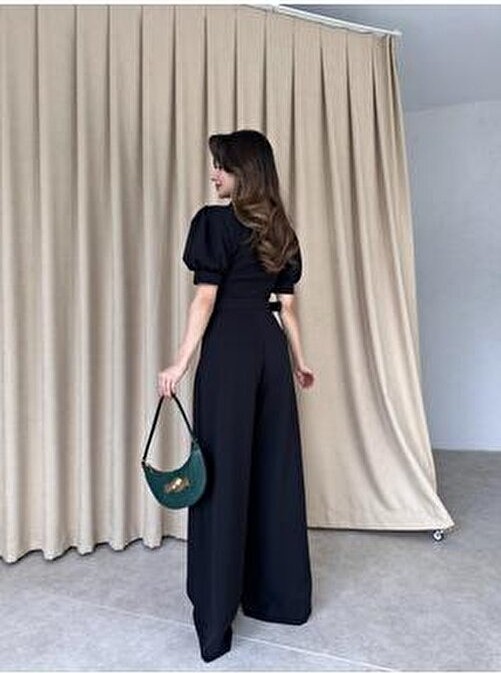 Moda Durağı Steffy Tulum 5004 - Siyah görsel 5