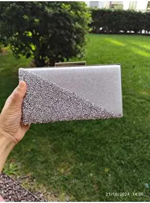 Lowell Home Yarım Taşlı Kutu Abiye Çanta