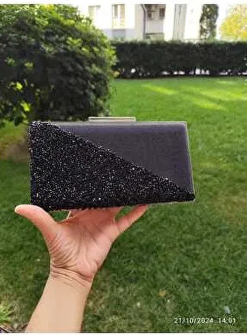 Lowell Home Yarım Taşlı Kutu Abiye Çanta