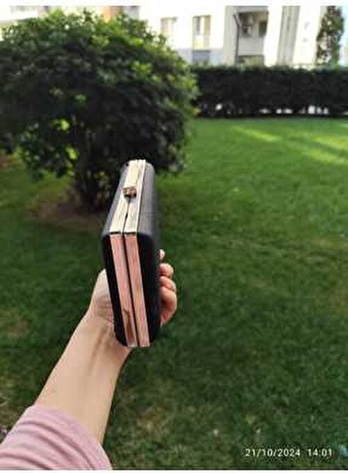 Lowell Home Yarım Taşlı Kutu Abiye Çanta görsel 2