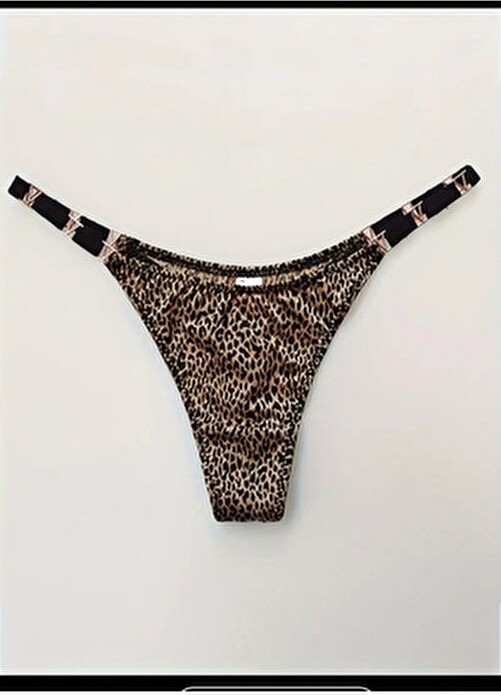 Arona Kadın Leopar Tanga görsel 2