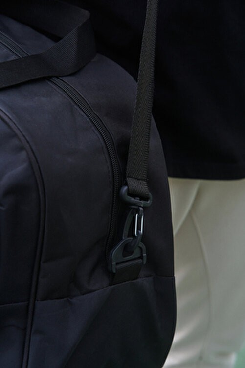 Solo Bag Siyah Seyahat ve Spor Çantası 58 cm Tekstil Materyal ile Ergonomik Tasarım Özellikli Büyük Boy görsel 4