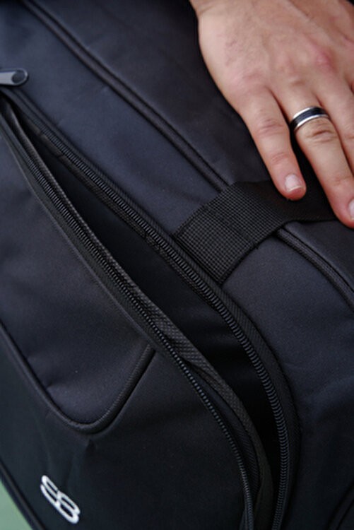 Solo Bag Siyah Seyahat ve Spor Çantası 58 cm Tekstil Materyal ile Ergonomik Tasarım Özellikli Büyük Boy görsel 5