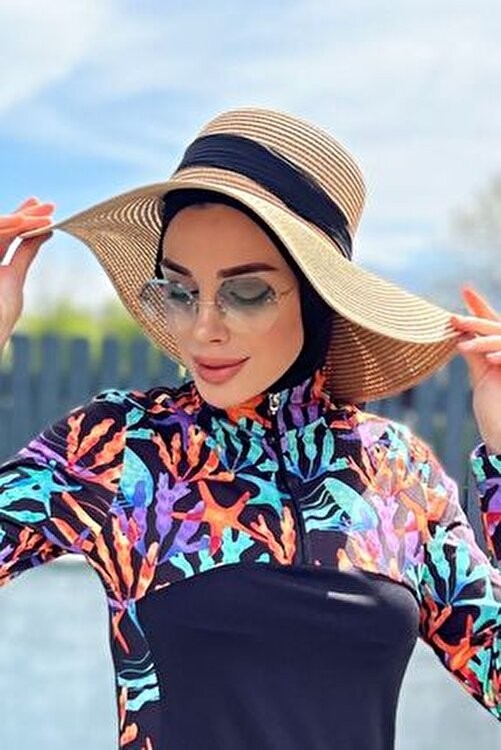 Remsa Mayo Hasır Şapka Kurdele Detaylı Camel Renkli Polyester Malzeme ile Şıklık Sunar görsel 3