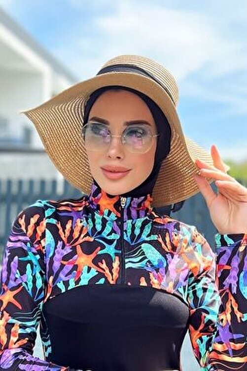 Remsa Mayo Hasır Şapka Kurdele Detaylı Camel Renkli Polyester Malzeme ile Şıklık Sunar görsel 4