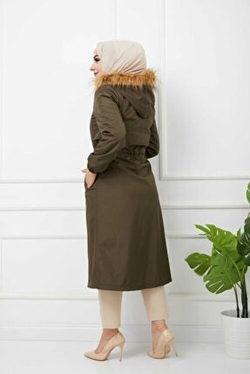 Vibeys Collection Içi Kürklü ve Su Geçirmez Kışlık Mont & Kaban görsel 3