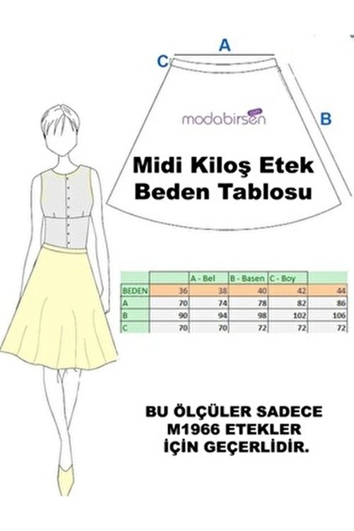 Modabirsen Midi Boy Süet Kiloş Etek görsel 8
