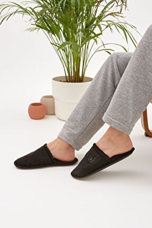 Moda Devrin 3'lü Paket M Kışlık Terlik Ev Terliği Çeyiz Bohça Seti Misafir Terliği görsel 2