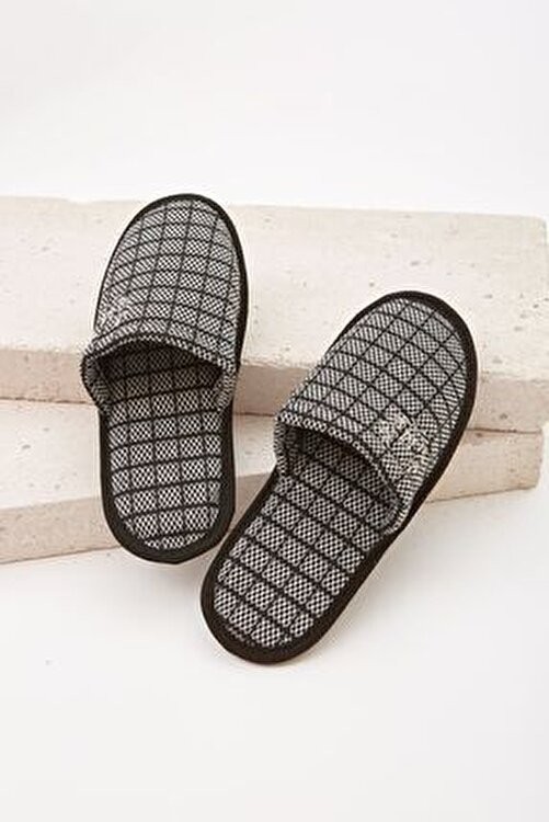 Moda Devrin 3'lü Paket M Kışlık Terlik Ev Terliği Çeyiz Bohça Seti Misafir Terliği görsel 4
