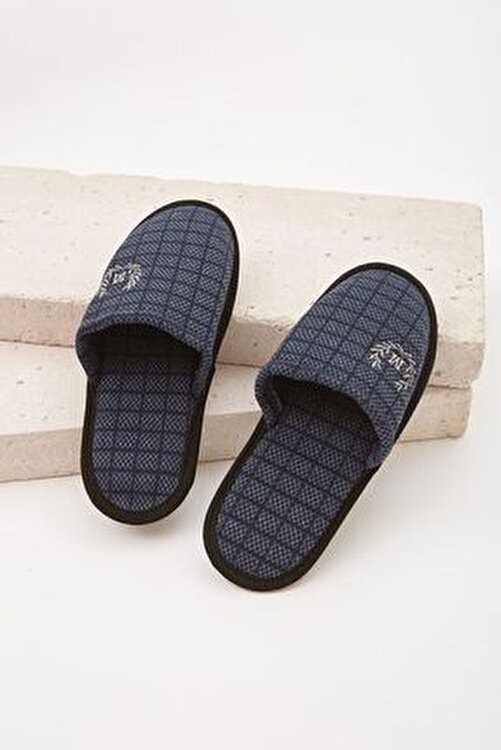 Moda Devrin 3'lü Paket M Kışlık Terlik Ev Terliği Çeyiz Bohça Seti Misafir Terliği görsel 7