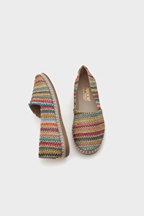 Capone Outfitters Pasarella Hasır Kadın Espadril görsel 4