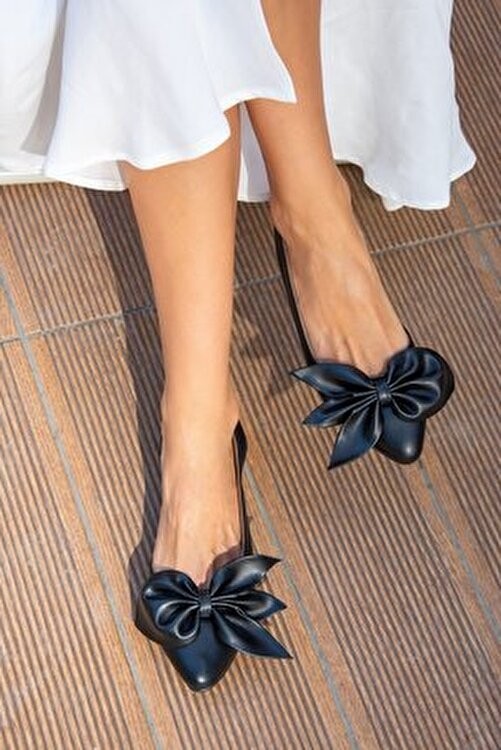 Fox Shoes Ten Kadın Babet Suni Deri Düz Topuk Günlük Kullanım İçin Bej Renk H726809009