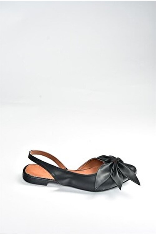 Fox Shoes Ten Kadın Babet Suni Deri Düz Topuk Günlük Kullanım İçin Bej Renk H726809009 görsel 3