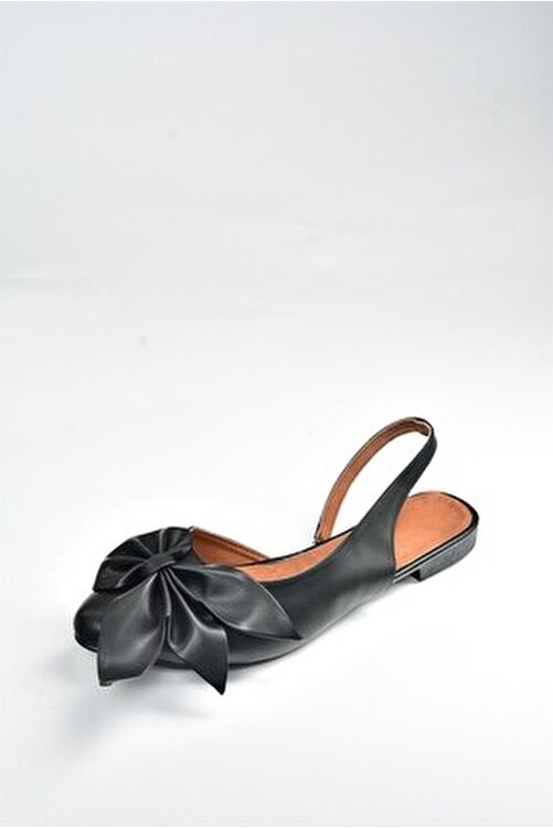 Fox Shoes Ten Kadın Babet Suni Deri Düz Topuk Günlük Kullanım İçin Bej Renk H726809009 görsel 4