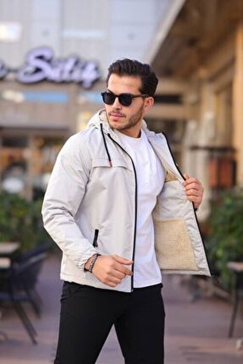 Abillita Kadın Kışlık Mont İçi Kürklü Su İtici Özellikli Regular Fit Model görsel 3