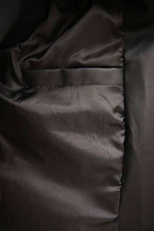 Baselco Erkek Slim Fit Siyah Çıt Çıtlı Suni Deri Ceket Uzun Kol Günlük Kullanım İçin Özel Tasarım görsel 5