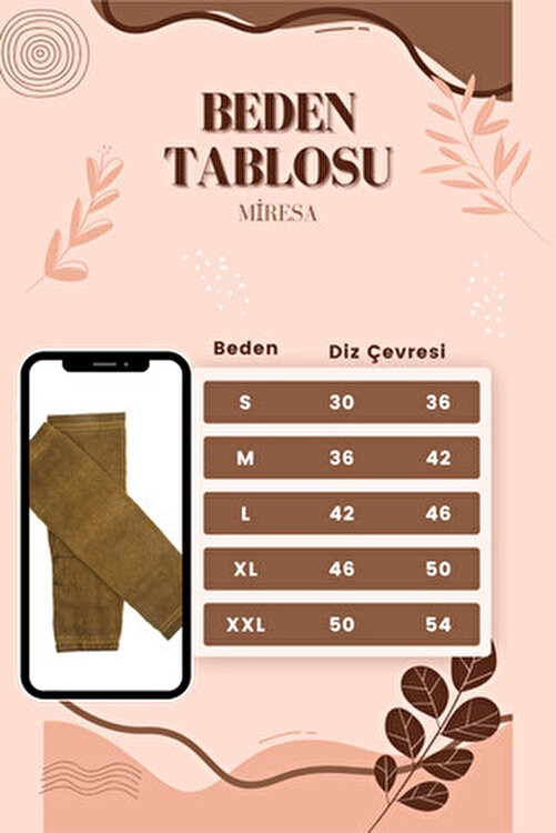 Miresa Uzun Koruyucu Sıcak Tutan Dizlik Korse Kadınlar İçin Sıkılaştırıcı Örme Kumaş 47 cm görsel 4