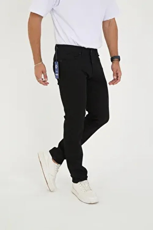 Enzim Jeans Regular Fit Denim Pantolon Erkekler İçin Likralı Düz Kesim Konforlu Tasarım