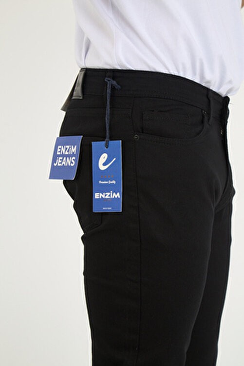 Enzim Jeans Regular Fit Denim Pantolon Erkekler İçin Likralı Düz Kesim Konforlu Tasarım görsel 6