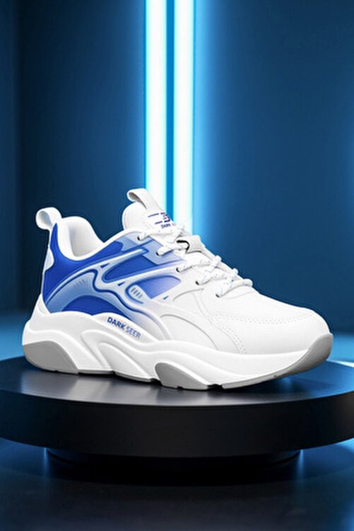 Dark Seer Unisex Siyah Beyaz Sneaker Spor Ayakkabı 2026 - DS STORM görsel 8