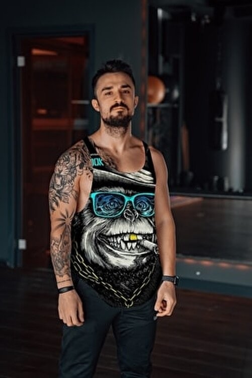 Freeyez Gold Smoke Sporcu Atleti Dokuma Kumaş ile Yazlık Rahat ve Günlük Kullanım İçin Uygun