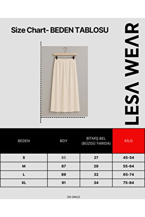 Lesa Wear 3 Adet Uzun Etek Astarı, Jupon Etek Astarı, Içlik Etek Astarı, Etek Altı Astarış, Kombinezon görsel 2
