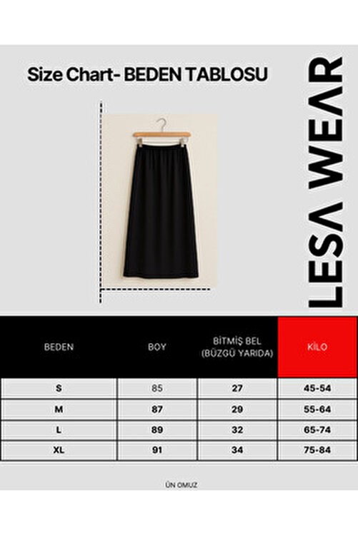 Lesa Wear 3 Adet Uzun Etek Astarı, Jupon Etek Astarı, Içlik Etek Astarı, Etek Altı Astarış, Kombinezon görsel 6